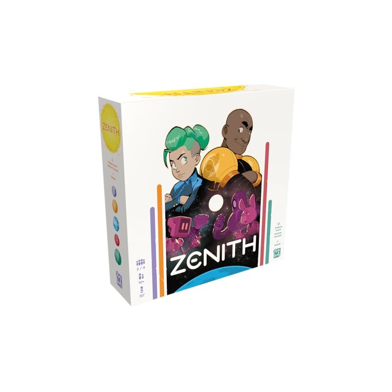 PlayPunk, Zenith, Connoisseur Game, Board Game, 2 or 4 Players,