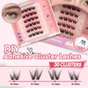 MLEN DIARY Self Adhesive Lash Clusters DIY Eyelash Extensions D
