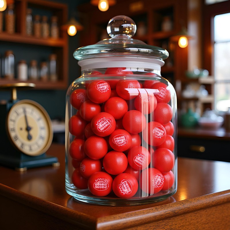 Very Cherry Dubble Bubble Gumballs | Candy Filled Bubble Gum