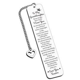 Inspirational Granddaughter Gifts from Grandma Grandpa Valentines Day Gifts for Granddaughter from Grandmom Birthday Graduation Gifts for Granddaughter Easter Basket Stuffers for Girls Teen Girl