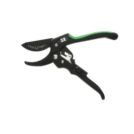 Hooyman Ratchet Pruner with Lightweight, No-Slip, Ergonomic Design, Heavy-Duty SK5 High Carbon Blade and Blade Lock for Hunting, Trimming and Outdoor Use