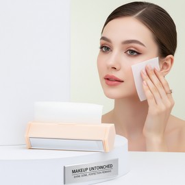 Linoy Roll-type oil-blotting paper for the face, 1 piece, 1 sheet to be used by pulling out only as much as needed / 리노이 필요한 만큼만 뽑아 쓰는 얼굴 롤형 기름종이, 1개, 1매입