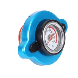 Radiator Cap, Radiator Cap with Temperature Display, Tbest Car Thermostat Display, Radiator Cap, Universal Thermal Thermostat, Water Tank Cap Cover, Pressure Temperature Display with Medium Head