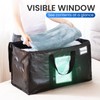 TAILI Extra Large Moving Bags, 2 Pack Black Heavy Duty