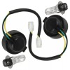 Caltric 2X LH RH Headlight Socket and Bulb for Yamaha