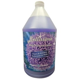 Quality Chemical BELLISSIMO All Purpose Cleaner - All Purpose Cleaner with Extra Cleaning Power and Long Lasting Lavender Scent, Super Concentrated - (128 oz) - Pack of 1