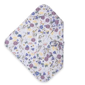 hauck Baby Swaddling Blanket Snuggle so Cosy Oeko-Tex® Standard 100, Cotton, Universal for Baby Seat, Child Seat, Pram, Buggy, Baby Rocker, Washable (Floral Beige)