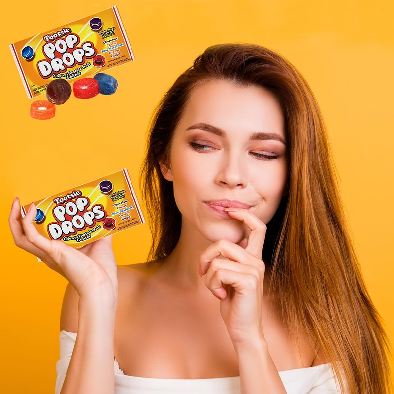 Fruidles Tootsie Pop Drops With Chewy Fruidles Roll Center, Party