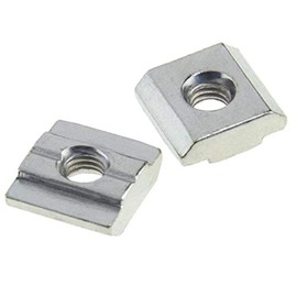 Odinest T Nuts Tee Sliding Slot Nuts 30 Series M5 Threaded Slide in Pre-Assembly for 30x30 Aluminum Extrusions Frame with Profile 3030 Sereis 8mm Slot for CNC Router Build Rail 3D Printer 12Pcs