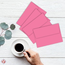 Ultra Fuchsia A7 Bright Color Envelopes - 5 1/4 x 7 1/4 Inches - Perfect for 5x7 Photos, DIY Arts and Crafts Cards - for Professional and Homemade Projects - Value Pack of 50 Envelopes