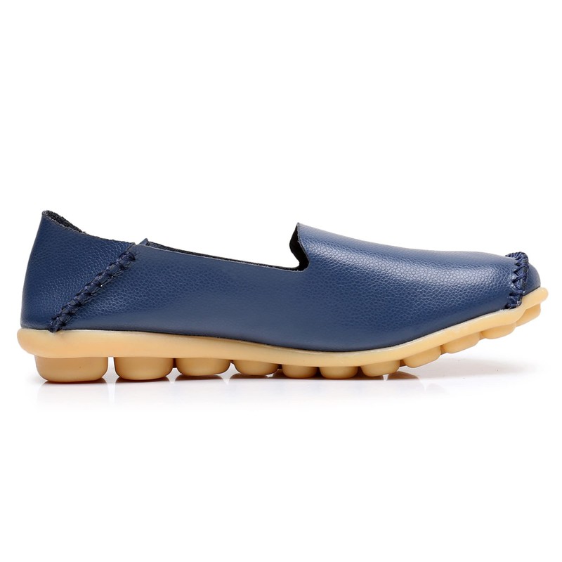 VenusCelia Streamline Comfort - Mocasines planos para caminar para mujer,