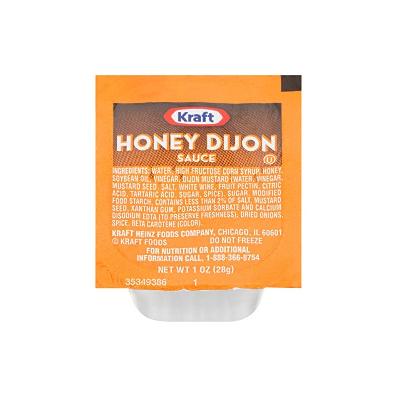 Kraft Honey Dijon Sauce Single Serve Packet (1 oz Packets,
