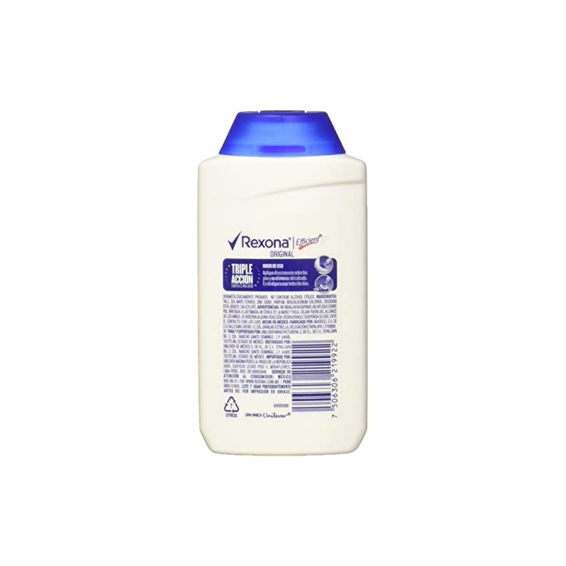 Rexona Efficient Desodorante Original para Pies en Talco Combate el