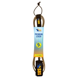 Santa Barbara Surfing SBS 9ft Surf Leash for Longboard & Paddleboard