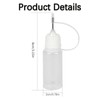 5 Piece Precision Dispenser Set, 10ml Quilling Glue Needle Bottles