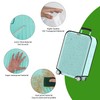 YHOUSE Suitcase Covers For Luggage, 28 Inch Clear PVC Luggage