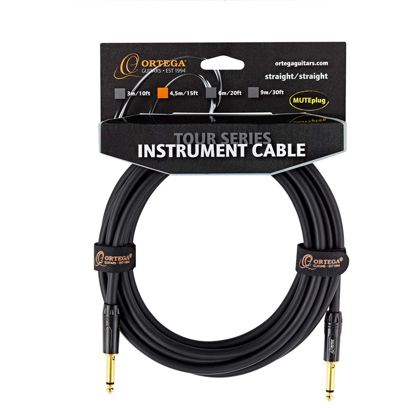 Ortega Guitars Tour Series Cable OTCIS-20 Instrument Cable Length 6