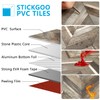 STICKGOO 10-Sheet Herringbone Tile Peel and Stick Backsplash, Faux Wood