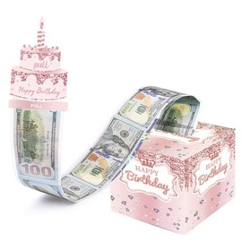 Reccisokz 1 Item Money Gifts Birthday Surprise Box Money Gift Packaging Happy Birthday Gift Box, Mystery Box, Money Gift Packaging, Gift Boxes for Children and Adults