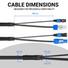 SMALL-EYE Power & XLR Combo Cable 25 ft, 13AWG for