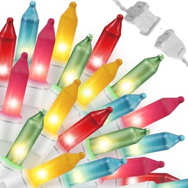 LAMPHOME Easter String Lights,Super-Bright Extendable 100 Count 19.6FT White Wire Mini Pastel Fairy Lights, 120V UL Certified for Garden Patio Holiday Party Outdoor Indoor Decoration, Multicolor