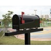 yskjyxgs Adjustable Mailbox Bracket,Carbon Steel,Adjustable Design(fits mailboxes with 5-1/4" to