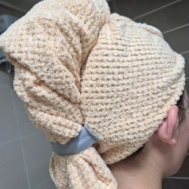 Quick drying microfiber head towel, hair turban 3ea