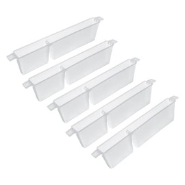 HARFINGTON 5 Pcs Honey Bee Feeder Tray Trough, 0.5 Gallon Plastic Beehive Entrance Feeding Bees Water Sugar Tools, Translucent