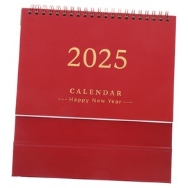 NUOBESTY 2025 Chinese Lunar Year Planner Desk Office Calendar Stand up Desk Calendar Flip Calendar for Desk Daily Schedule Calendar 18 Months Calendar Pocket Calendar Easel Calendar Paper