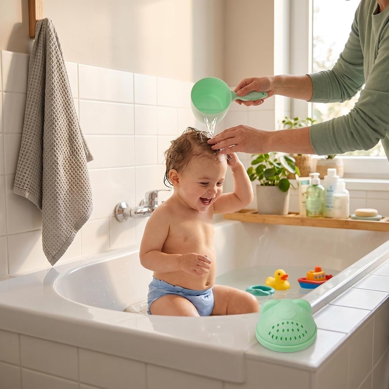 Garosa Champú Rinse Cup para Niños regadera para bebe enjuagador