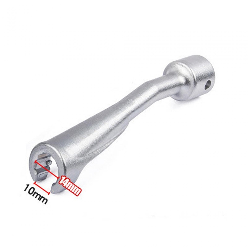 Milageto 1/2" Fuel Line Socket Nut Wrench, 14mm