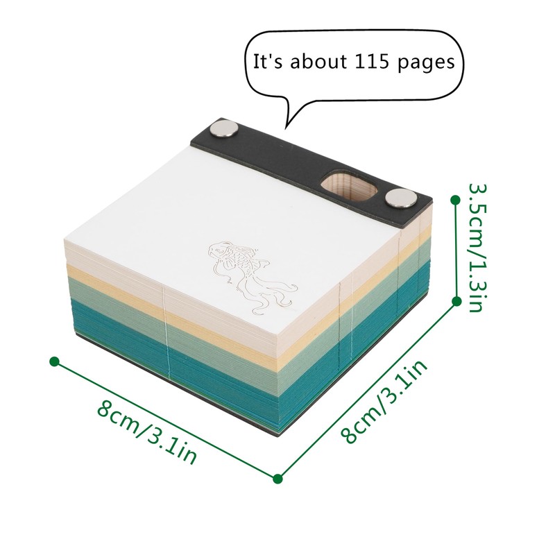 MEGAUK Notepad with Display Box - 3D Chinese Palace Design