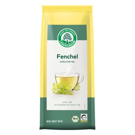 Lebensbaum Fennel Tea, Organic Herbal Tea Blend, Classic Fennel Tea, Mild and Aromatic, Loose 150g