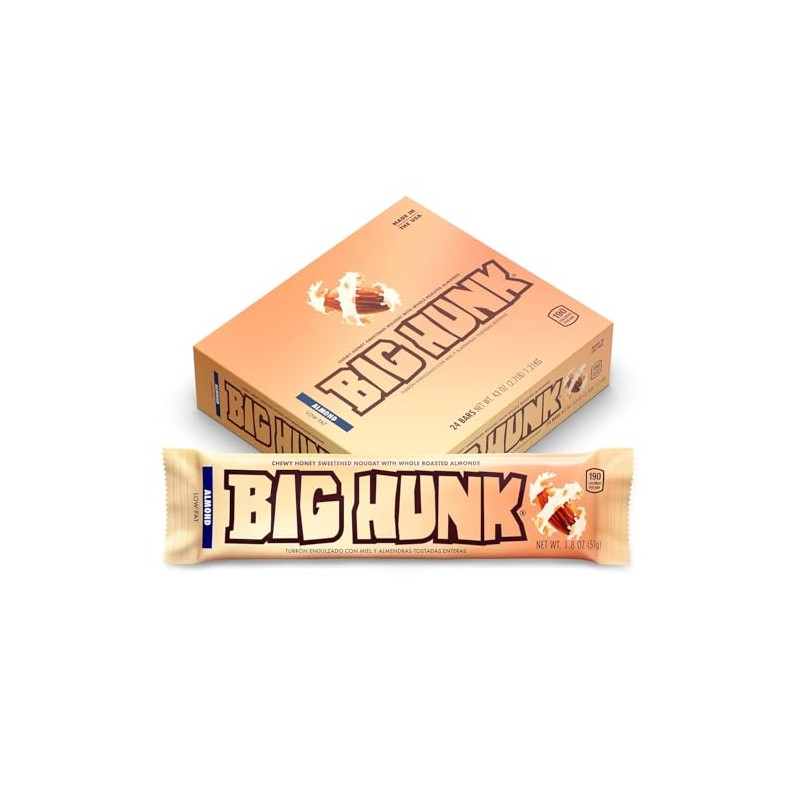 Annabell Big Hunk Nougat Candy Bars – 1.8 oz Each,