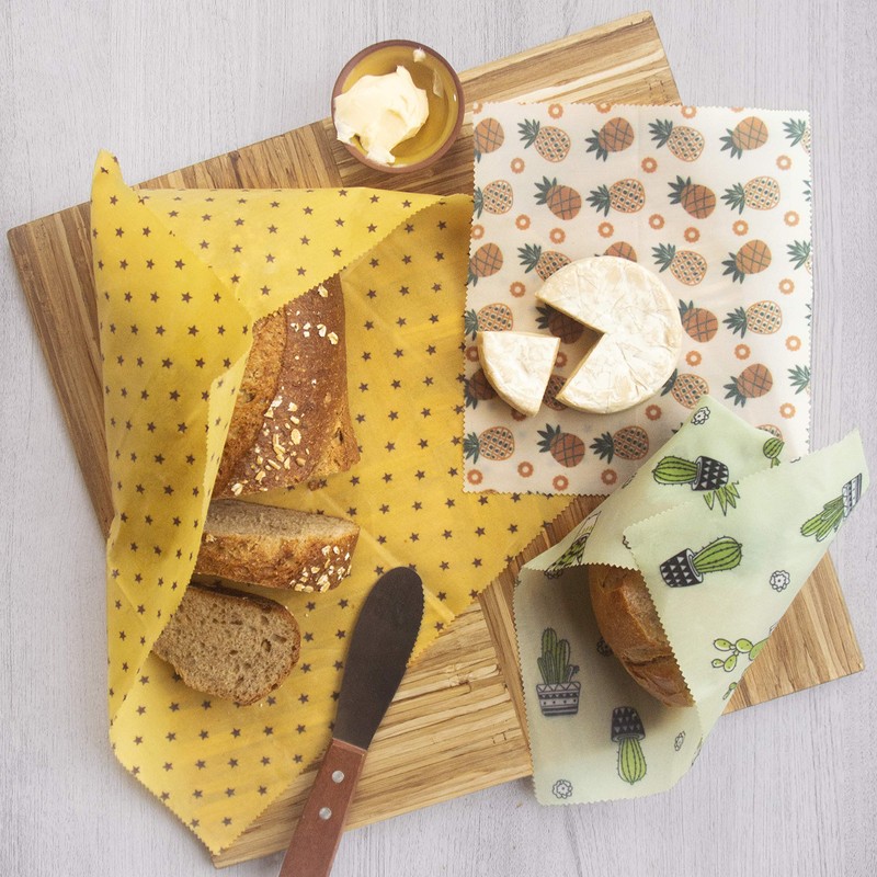 Trifecta Living Co. Versatile Beeswax Wraps (Set of 7) –