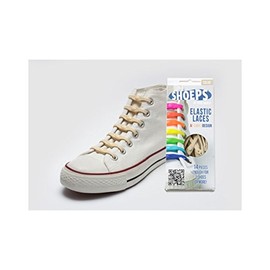 Shoeps Elastic Laces, 14 pieces - Sand, Regular