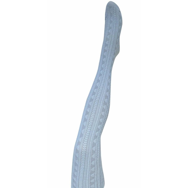 Tightology Organic Cotton Tights Summer Blue, S-M