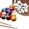 50 Pcs Billiards Stick Tips,14 mm Slip On Pool Cue