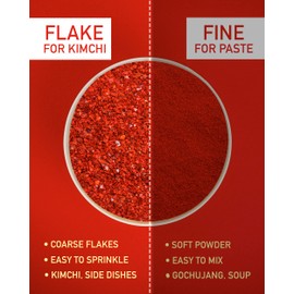 Taekyung Chili Powder For Kimchi (Flake, 7oz) - Korean Gochugaru. Red Pepper Spice Seasoning for Asian Food. MSG Free.