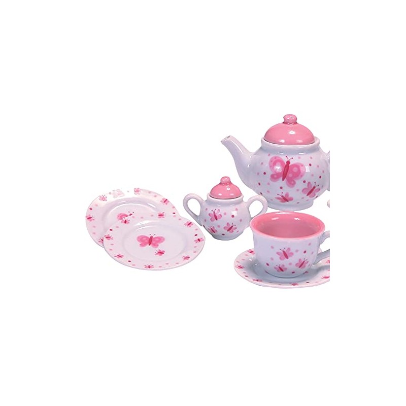 Schylling Butterfly Porcelain Tea Set