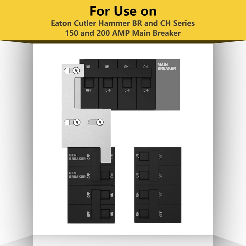 Generator Interlock Kit Compatible with GE General Electeric Vertical Main