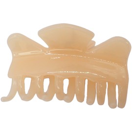 Topkids Accessories 6.5cm Pastel Hair claw for Women and Girls, Hair accessories for Women, Claw clip, Hair claw clip, Claw clips for thick hair, Hair clips (Quartz)