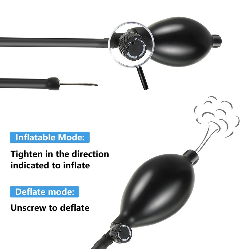 Hiboom Football Helmet Pump, Universal Helmet Inflator Hand Pump with