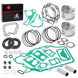 Engine Top End Rebuild Kit STD Piston and Ring Gasket Seal For Kawasaki Mule 2500 2510 2520 3000 3010 3020 4000 4010 4010 Trans KAF620