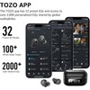 TOZO Hybrid Active Noise Cancelling Wireless Earbuds, 6 Mics ENC