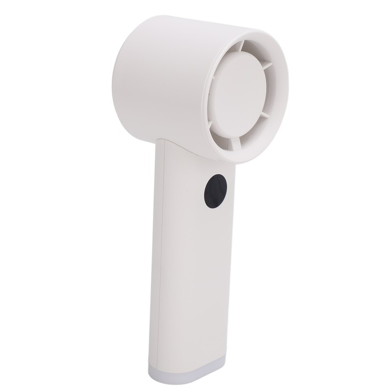 Handheld Fan LED Display Power Adjustable Portable Fan Night Light