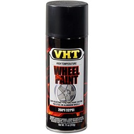 VHT SP183 Satin Black Wheel Paint Can - 11 oz., Model: SP183, Car & Vehicle Accessories / Parts