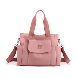 Women's Tote Purses Multi-pocket Shoulder Crossbody Bag Light Large Handbags for Work Travel Shopping Pink-1