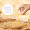 2pcs Plastic Rice Measuring Cup, 160 ml Transparent Clear Measuring