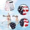 Cozople Boys Patriotic Swim Trunks Size 7 Funny America Flag